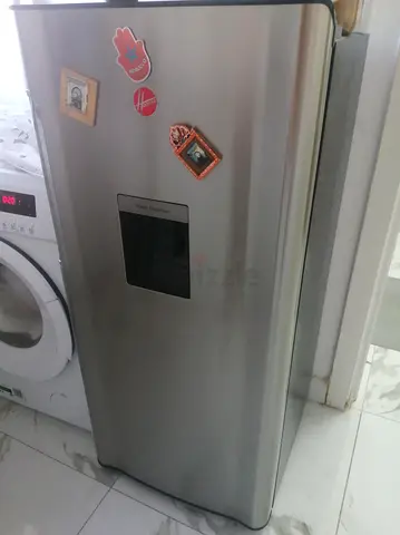 HOOVER -195L Single Door Refrigerator With Water dispenser, Curved door design, Chiller Compartment
