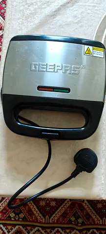 Used Geepas Sandwich Maker / Grill - Good Working Condition