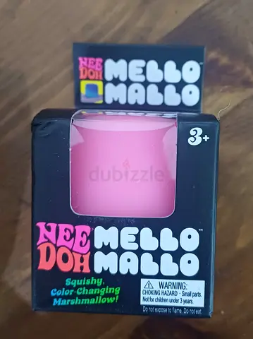 NeeDoh Mello Mallo Color-Changing Marshmallow Squishy Toy (3+) - New in Box