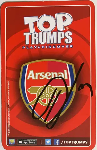Pierre-Emerick Aubameyang Signed Football Card