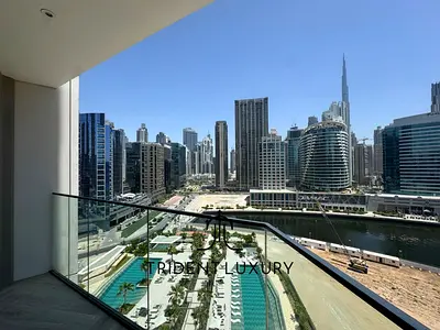 Burj Khalifa and Canal View | Mid Floor | Vacant