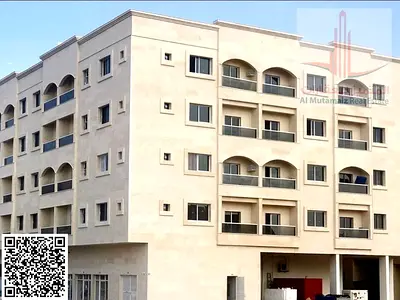 Two-bedroom apartment with a living room for annual rent in Ajman, in Al Mazroui 2 building, Al Raw