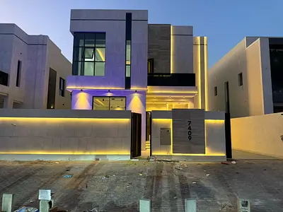 🏡 Two-story villas for sale in Al-Haliyo 2, 4 bedrooms, living room, hall, kitchen, swimming pool and central air conditioning. 1.75 million