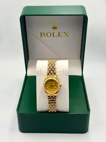 Rolex womens gold wristwatch in original box