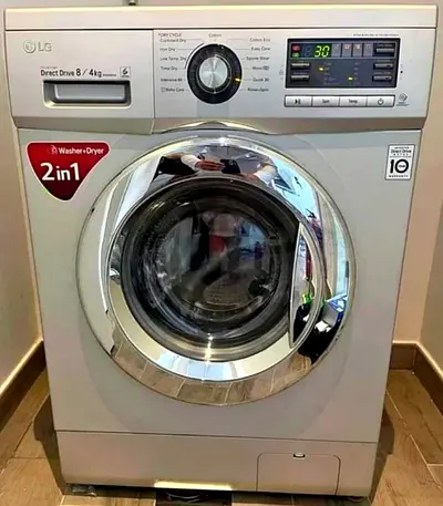 LG washing machine 8 kg washer and dryer