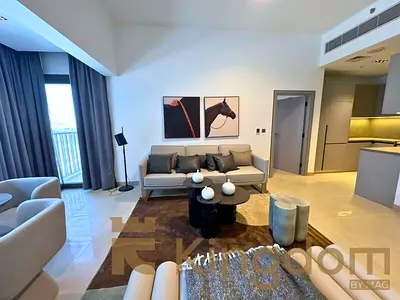 شقة مفروشة بغرفة نوم واحدة | MAG 970 MBR City | إطلالة على البرج ووسط المدينة