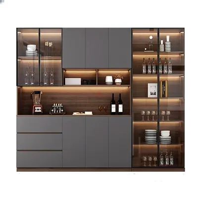 Modern Buffet Kitchen Sideboard and Display Cabinet