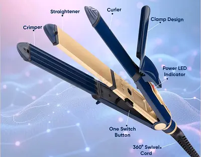 Vega 3 in 1 Mini Hair styler Travel Friendly