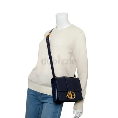 Authentic Christian Dior 30 Montaigne Bag – Blue Smooth Calfskin Leather
