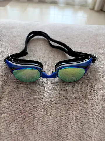 AIKOTOO Professional Swimming Goggles with Mirrored Lenses -4 diopters