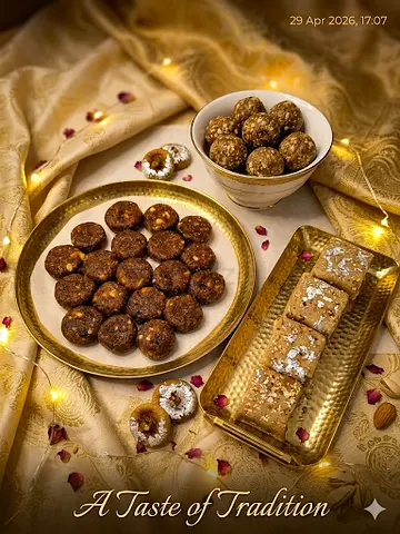 Traditional Indian Sweets Assortment