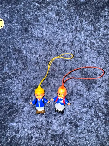 Vintage Kewpie Doll Kindergarten School Uniform Straps (Pair)