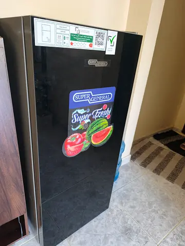 Super General Single Door Refrigerator - Black (Used)