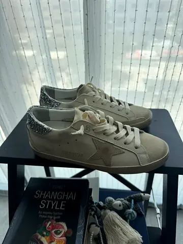 Brand new Golden Goose leather sneakers