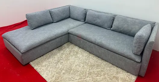 Brand new condition pottery barn grey color sofa