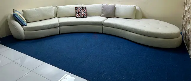 As like new condition cratebarrel corner sofa