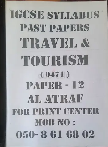 Travel and tourism past papers
