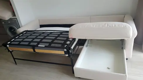 Ikea Gronlid L shape sofa bed Beige
