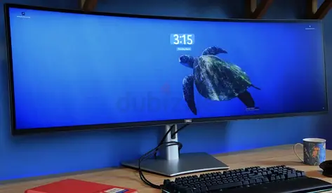 Dell UltraSharp U4924DW is a premium 49-inch curved ultrawide monitor equivalent to two 27-inch QHD