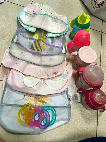 Free Sippy cups and Bibs and teething rings