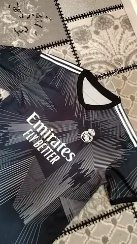 Real Madrid Away Football Jersey - Black/Gray, Size Unknown