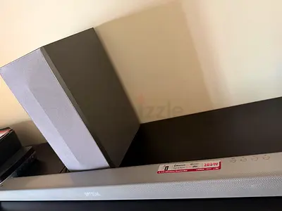 320W 2.1ch Sound Bar Audio System with Wireless Active Subwoofer and Bluetooth Connectivity