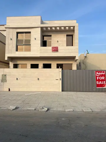 للبيع في منطقة الباهيه عجمان فيلا خمس غرف  ومجلس  وصاله  وغرفه خادمه
