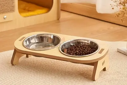 Elevated Feeding Bowl for Cat.