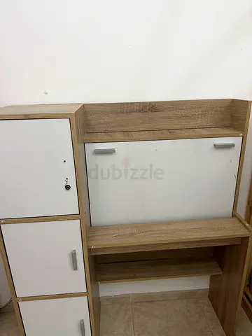 Wood  White Modular  Storage Cabinet/study desk