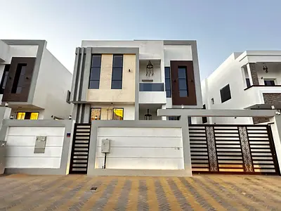 🏡 Villa for rent in Al Helio 1, Ajman | 5 master bedrooms + living room, majlis, and maid's room | AED 85,000 in one payment only
