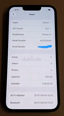 Apple iPhone 13 – 256GB Blue | Excellent Condition