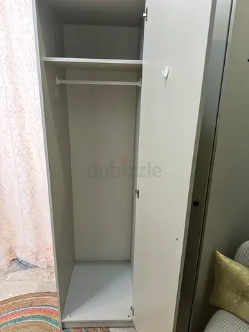 Ikea single door wardrobes with chest of drawers