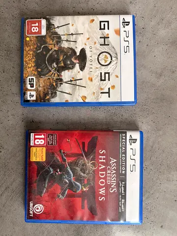 PS 5 AC SHADOWS AND GHOST OF YOTEI
