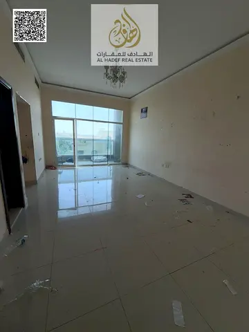 1 Bedroom Apartment + Living Room for Annual Rent in Al Rawda 3, Ajman | 2 Bathrooms | Balcony | Ve