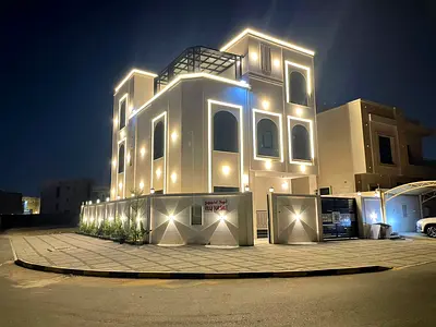🏡 Luxury corner villa with 7 master bedrooms, stone facades and ducted air conditioning in Al Amrah, Ajman – AED 2,250,000 (including registration an