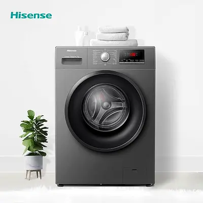 Hisense Front Load Washing Machine - 7kg, Grey, Excellent Condition
