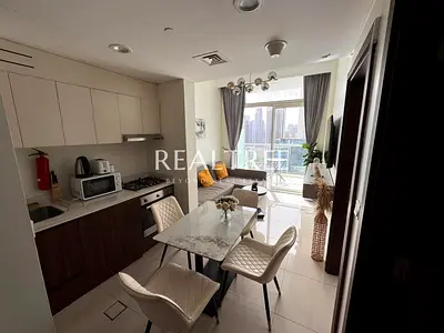 Fully Furnished 1BR | Ready to Move | Burj Khalifa View
