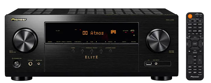 Pioneer Elite VSX-LX104 7.2-Channel Dolby Atmos Dolby DTS X 4K Network A/V Receiver