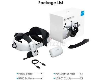 S3 Pro Head Strap Headphones (boxed) - White
