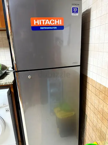 Hitachi double-door refrigerator - good condition