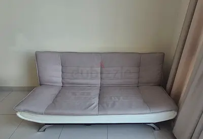 Modern 3-Seater Click-Clack Sofa Bed / Convertible Futon