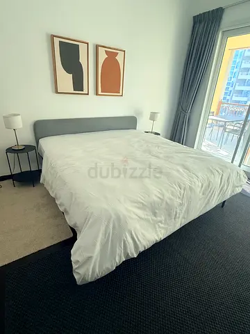 King size bed with mattress