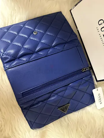 Guess navy quilted clutch / pouch - brand new with tag