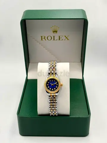 Rolex Two-Tone Ladies Watch with Blue Dial (In Box)