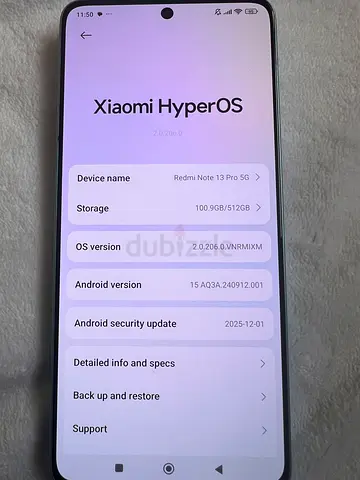 Xiaomi Redmi Note 13 Pro 5G - 10GB/256GB (Blue) - Good Condition