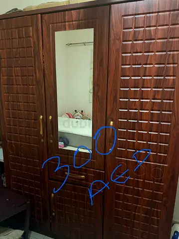 3 Door Wardrobe with Drawers