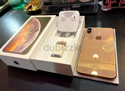 Apple iPhone XS Gold with Box and Accessories