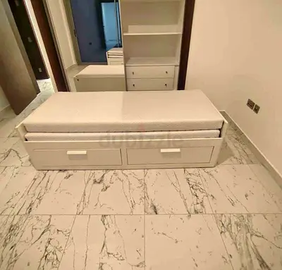 IKEA brimness daybed with 2 big storage drawers and 2 IKEA mattresses.