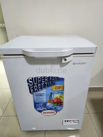 Sharp Chest Freezer - Compact Super Freezing Unit, Good Condition