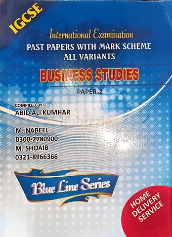 IGCSE Business Studies 0450 Paper-2 Past Paper Book